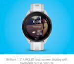 Garmin Forerunner 165, Running Smartwatch, Colorful AMOLED Display, Training Metrics and Recovery Insights, Whitestone - Image 3