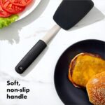 OXO Good Grips Small Silicone Flexible Turner Black - Image 2