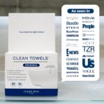 Clean Skin Club Clean Towels XL®, 100% USDA Biobased Face Towel, Disposable Face Towelette, Eczema Association Accepted, Makeup Remover Dry Wipes, Ultra Soft, 1 Pack, 50 Ct - Image 5
