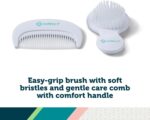 Safety 1st Deluxe Baby Healthcare and Grooming Kit, Pyramids Aqua, Newborn Baby Essentials, One Size, 24 Pieces - Image 5