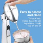 Hamilton Beach DrinkMaster Electric Drink Mixer, Retro Milkshake Maker & Milk Frother, 2 Speeds, Extra-Large 28 oz. Stainless Steel Cup, Classic Chrome - Image 4