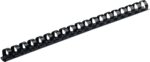 Fellowes 1/2-Inch Plastic Binding Combs, Classroom Organization School Supplies, 90-Sheet Capacity, 100-Pack, Black (52326) - Image 3