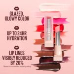 Maybelline Lifter Glaze Oil Balm with Hyaluronic Acid and Hydrating Oil Blend, Lip Balm with 24HRs of Smooth, Moisturizing Shine, Berry Haze (Sheer Cool Mauve) - Image 3
