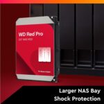 Western Digital 16TB WD Red Pro NAS Internal Hard Drive HDD - 7200 RPM, SATA 6 Gb/s, CMR, 512 MB Cache, 3.5" - WD161KFGX - Image 3