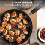 T-Fal Ultimate Hard Anodized Non Stick Jumbo Cooker With Lid & Helper Handle 5 Quart, Oven Broiler Safe 400F, Lid Safe 350F, Cookware, Deep Frying Pan, Skillet, Pots and Pans, Dishwasher Safe, Onyx - Image 3