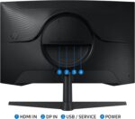 SAMSUNG 32" Odyssey G55C Series QHD 1000R Curved Gaming Monitor, 1ms(MPRT), HDR10, 165Hz, AMD Radeon FreeSync, Eye Care, Glare Free, Sharp Resolution LS32CG550ENXZA - Image 4