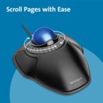 Kensington Orbit Trackball Mouse with Scroll Ring (K72337US), 4 1/2X5 1/2X2" - Image 4