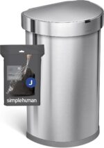 simplehuman Code J 60 Count, Genuine Odorsorb Custom Fit Liners, Drawstring Odor Absorbing Trash Bags in Dispenser Packs, 30-45 Liter / 8-12 Gallon - Image 5