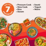 Instant Pot 4QT RIO Mini 7-in-1 Multi-Cooker, Pressure Cooker, Slow cook, Sauté, Steam, Rice Maker, Yogurt, & Warmer, Rosewater, 4 Quarts - Image 4