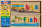 Melissa & Doug See & Spell Wooden Educational Toy with 8 Double-Sided Spelling Boards and 64 Letters Preschool Learning Activities, See & Spell Learning Toys for Kids Ages 4+ - Image 3
