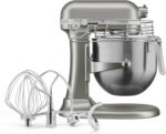 KitchenAid KSMC895CU 8-Quart Commercial Countertop Mixer with Bowl Guard, 10-Speed, Gear-Driven, Contour Silver - Image 3
