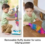 Fisher-Price Toddler Toy Laugh & Learn 2-in-1 Vacuum with Duster, Lights & Learning Songs for Pretend Play Kids Ages 2+ Years - Image 3