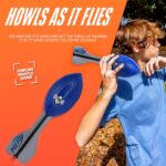 Nerf Vortex Aero Howler Foam Ball – Classic Long-Distance Football - Flight-Optimizing Tail - Hand Grip – Indoor and Outdoor Fun (Blue) - Image 4