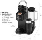 Keurig K-Café SMART Single Serve Coffee Maker with WiFi Compatibility, Latte and Cappuccino Machine with Built-In Frother, 6 Brew Sizes, Black - Image 5