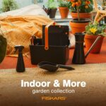 Fiskars Garden Tool Caddy, Portable Storage Organizer with Locking Handle and Removable Bin (Wall-Mountable) for Snips & Pruners, Durable Recycled Resin Carrier for Indoor & Outdoor Gardening - Image 6