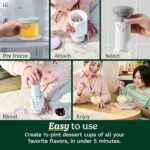 Cuisinart Ice Cream Maker – Cuisinart FastFreeze 5-in-1 Ice Cream, Milkshakes, Slushies, Sorbets and Mix-Ins, Freeze Wand, Two 0.5-Pint Mixing Cups with Lids, Easy to Clean, ICE-FD10 - Image 4