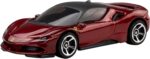 Hot Wheels Toy Ferrari Cars, Die-Cast 5-Pack in 1:64 Scale, Officially Licensed Set of 5 Ferrari Collectible Vehicles for Play or Display - Image 4