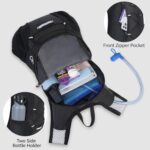 Lightweight Hydration Backpack, Running Backpack with 2L Water Bladder, Hydro Water Daypack for Cycling Hiking Rave for Men Women - Image 4