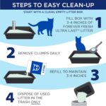 ARM & Hammer Ultra Last Clumping Cat Litter, Unscented, MultiCat, 18 Lbs | Clumping Formula, 99% Dust Free, Pet Friendly, Baking Soda Odor Control - Image 5