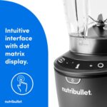 nutribullet SmartSense Blender Combo, 1400W, 64oz Pitcher, 32oz & 24oz Cups, 5-Speed, Smoothies, Ice and Frozen Fruit, Nut Milk, Soup, Gunmetal Gray, NBF50700 - Image 5