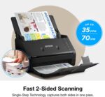 Epson Workforce ES-400 II Color Duplex Desktop Document Scanner for Computers Including PC and Mac with Auto Document Feeder and Image Adjustment Tools - Image 5