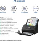 Epson Workforce ES-400 II Color Duplex Desktop Document Scanner for Computers Including PC and Mac with Auto Document Feeder and Image Adjustment Tools - Image 6