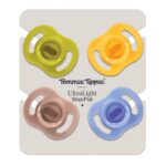 Tommee Tippee Ultra-Light StayPut Pacifier, One-Piece Silicone Design, 6-18m, 4 Pack - Image 4