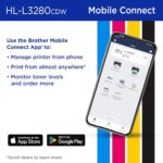 Brother HL-L3280CDW Wireless Compact Digital Color Printer with Laser Quality Output, Duplex, Mobile Printing & Ethernet | Includes 2 Month Refresh Subscription Trial¹,Works with Alexa - Image 4