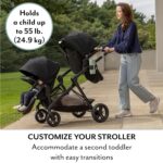 Evenflo Pivot Xpand NXT Second Seat (Coal Black) - Image 2