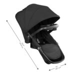 Evenflo Pivot Xpand NXT Second Seat (Coal Black) - Image 3