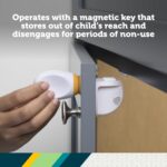 Safety 1st Adhesive Magnetic Lock System, 4 Locks And 1 Key - Image 3