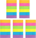 30 Pads 0.6x2 Inch Sticky Notes Flags Tabs Page Markers 6 Bright Color Sticky Index Tabs Page Flags 80 Sheet/Pad - Image 3