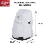 Rawlings | Franchise 2.0 Player's Backpack | Baseball & Softball | Multiple Colors - Image 3