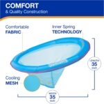 SwimWays Spring Float Premium Papasan Pool Lounger, Inflatable Pool Floats Adult with Fast Inflation for Ages 15 & Up - Image 3
