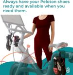 SELINA® Shoe Hanger for Peloton - Shoe Holder Accessory for Peloton - Must Have Accessory for The Peloton Bike and Peloton Bike Plus - Shoe Hook Compatible with Your Peloton Bike (Single - Black) - Image 3