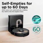 Shark Matrix Plus 2in1 Robot Vacuum & Mop with Sonic Mopping, Matrix Clean, Home Mapping, HEPA Bagless Self Empty Base, CleanEdge, for Pet Hair, WiFi, Compatible with Alexa, Black/Gold (AV2613WA) - Image 6