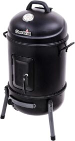 Char-Broil Bullet Charcoal Smoker 16" - 18202075,Black - Image 2