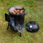 Char-Broil Bullet Charcoal Smoker 16" - 18202075,Black - Image 3