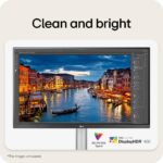 LG 27UP850K-W 27-inch Ultrafine 4K UHD IPS Monitor, White | 60Hz, DisplayHDR 400, USB Type-C 90W PD, Tilt/Height/Pivot Adjustable Stand, Built-in Speaker - Image 4