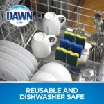 Dawn Non-Scratch Kitchen Dish Sponges, Blue (Pack of 3) - Image 5