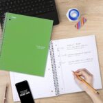 Five Star Spiral Notebook + Study App, 6 Pack, 1 Subject, Wide Ruled Paper, 8" x 10-1/2", 100 Sheets, Fights Ink Bleed, Water Resistant Cover, Assorted Colors (38042) - Image 4