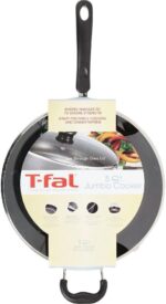T-Fal Specialty Nonstick Saute Pan with Glass Lid 5 Quart, Oven Broiler Safe 350F, Cookware, Deep Frying Pan with Handle, Skillet, Kitchen, Pots and Pans, Dishwasher Safe, Black - Image 4