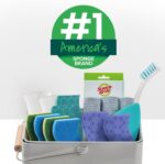 Scotch-Brite Heavy Duty Scrub Sponge, 24 Kitchen Sponges, Designed for Tough Messes in the Kitchen, Lasts 3X Longer*, Best for Cast Iron Skillets, Outdoor Grills, Flexible, Durable & Strong - Image 8