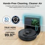 Shark AV2501S AI Ultra Robot Vacuum, with Matrix Clean, Home Mapping, 30-Day Capacity HEPA Bagless Self Empty Base, Perfect for Pet Hair, Wifi, Dark Grey - Image 3