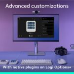 Logitech MX Creative Console, 9 Customizable LCD Keys, Stream Deck Accessories, Control Dial for Graphic Design, Adobe, Zoom, Spotify - Pale Grey, 3-Month Adobe Creative Cloud Membership - Image 4