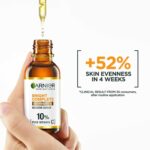 Garnier Targeted Anti Dark Spot Night Serum for Face, with 10% Pure Vitamin C & Hyaluronic Acid, Anti Pigmentation & Dullness, For All Skin Types, Approved by Cruelty Free International, Vegan, 30 ml - Image 4