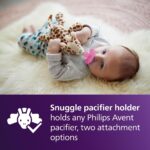 Philips Avent Natural Response Baby Gift Set - 3X 4oz Pink Bottles with Slow Flow Nipples (Flow 2), 1x 9oz Pink Bottle with Medium Flow Nipples (Flow 3), 2X Soothie Pacifiers 0-3m, SCD838/03 - Image 5