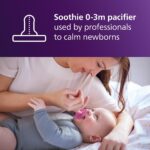 Philips Avent Natural Response Baby Gift Set - 3X 4oz Pink Bottles with Slow Flow Nipples (Flow 2), 1x 9oz Pink Bottle with Medium Flow Nipples (Flow 3), 2X Soothie Pacifiers 0-3m, SCD838/03 - Image 6