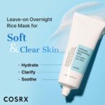 COSRX Ultimate Nourishing Rice Overnight Spa Mask, 60ml / 2.02 fl.oz | Rice Extract 68% and Niacinamide 2%, Korean Skin Care, Animal Testing Free - Image 3
