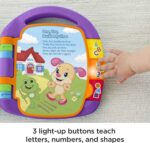 Fisher-Price Baby Learning Toy Laugh & Learn Storybook Rhymes Musical Book with Lights & Sounds for Infants Ages 6+ Months - Image 4